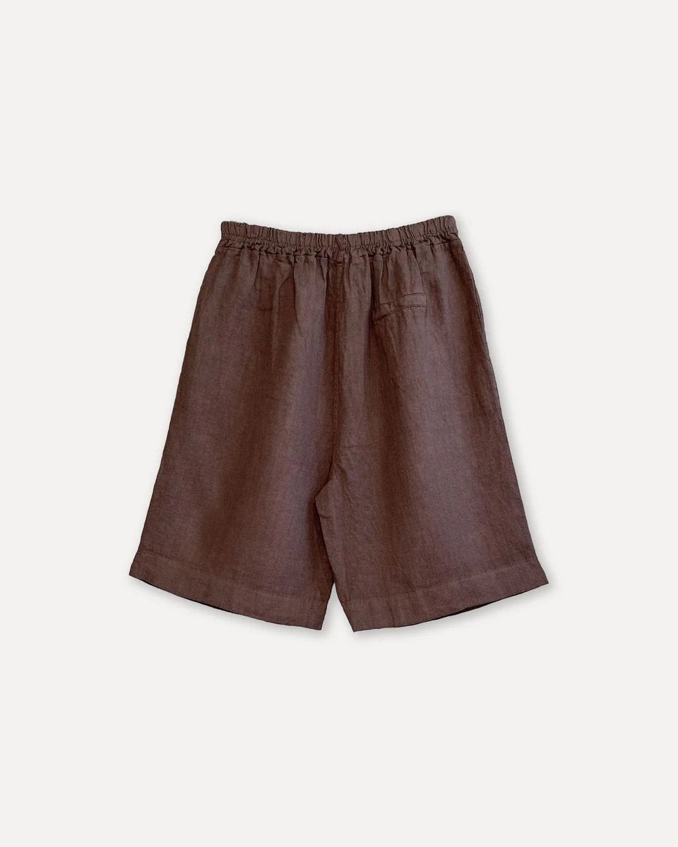 Terry Linen Short Pants