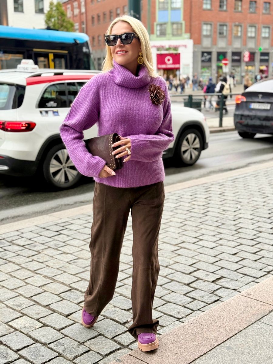 Suede Pant Straight Leg Depeche