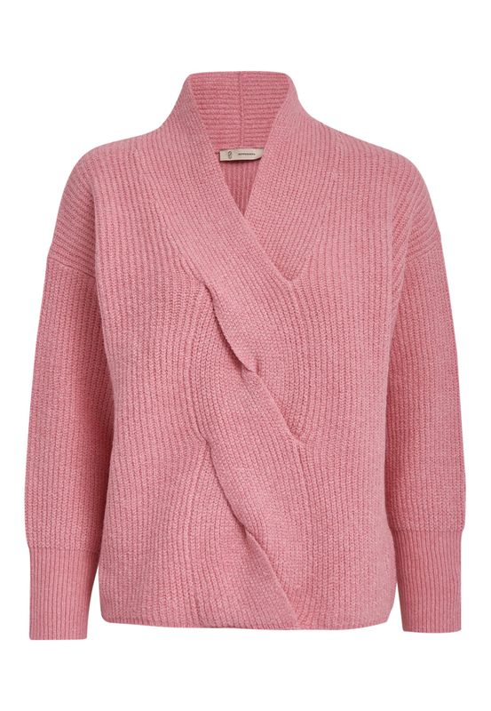 Feline V-Neck Pullover Peppercorn
