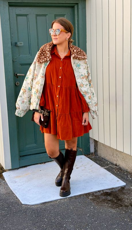 Sella Corduroy Dress