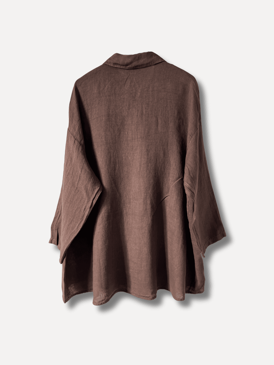 Lovely Attitude Linen Shirt Reunion
