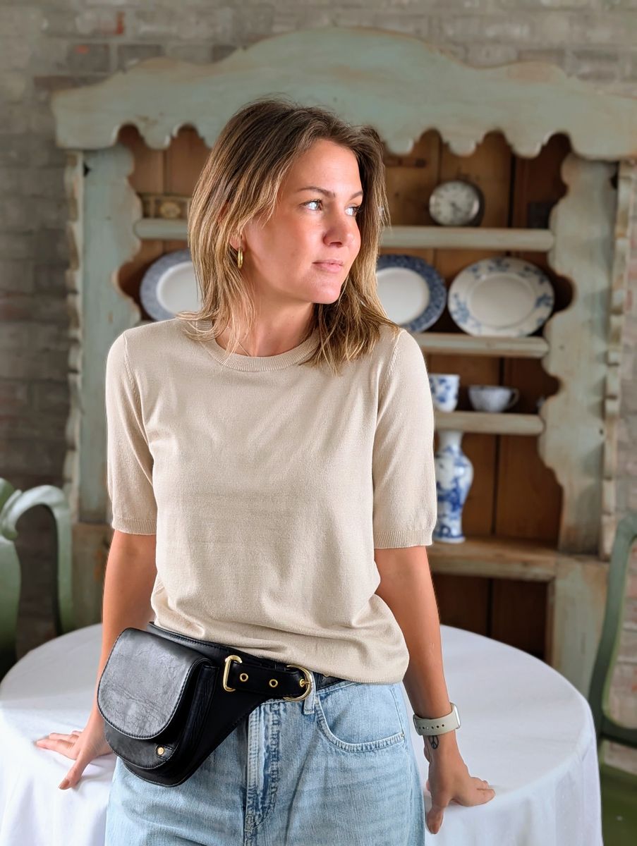Alizza O-Neck Pullover Kaffe
