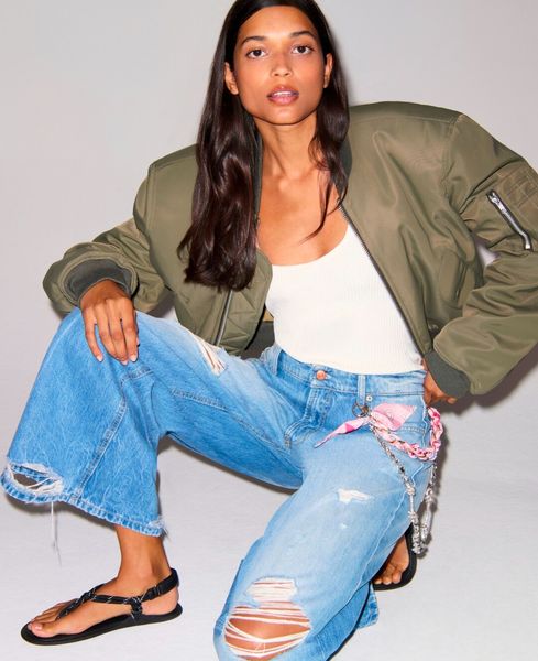 Hovedbilde Cambio Palazzo Cropped Authentic Destroy