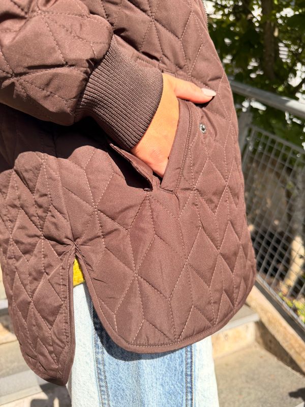  Leila Quilt Jacket Kaffe