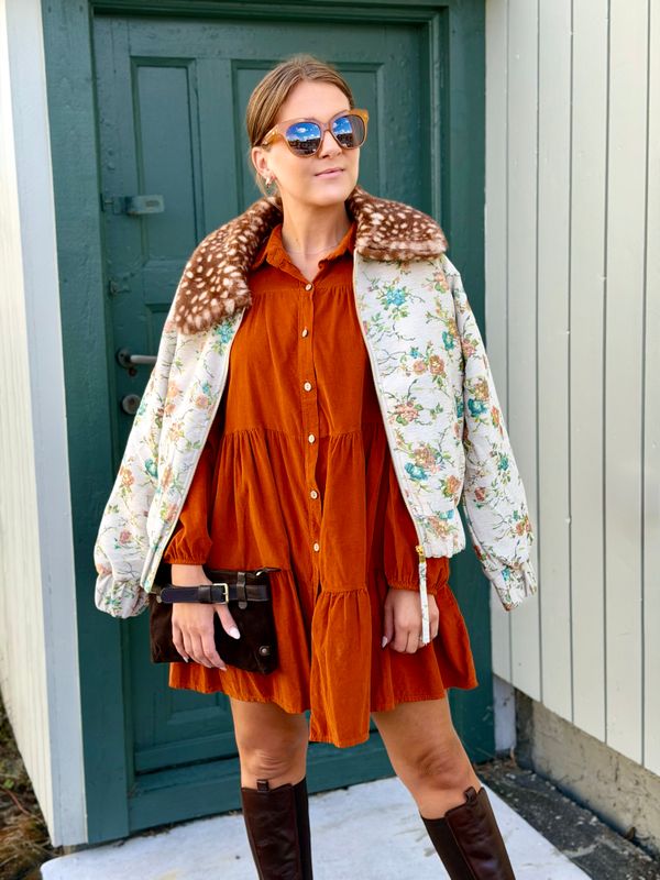 Sella Corduroy Dress