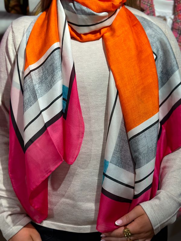 Viscose Silk Scarf XL