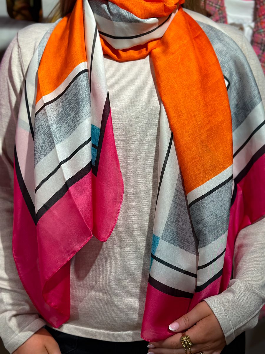 Viscose Silk Scarf XL