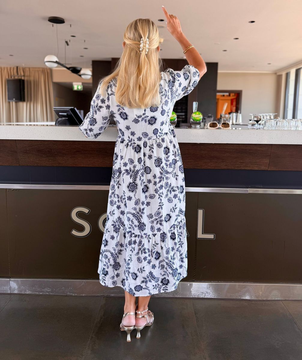 Amina Long Dress Kaffe
