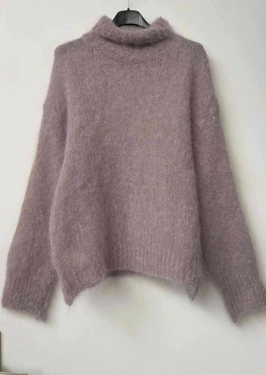 Noeline High Neck Mohair Sweater