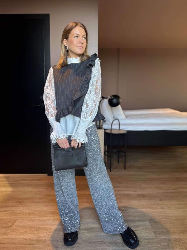 Shiny Sequin Pant