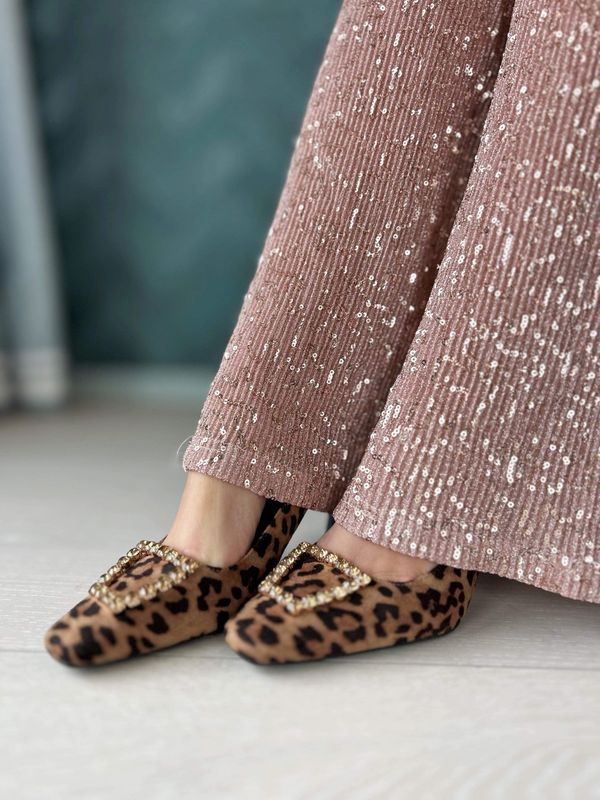 Shiny Sequin Pant