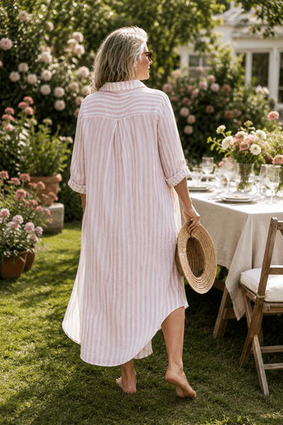 Hovedbilde Savona Striped Attitude Linen Dress Reunion