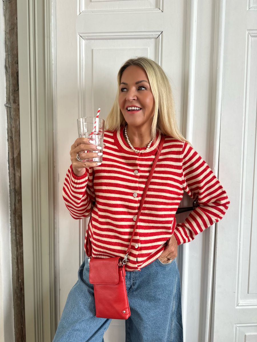 Fabienne Short Cardigan Peppercorn