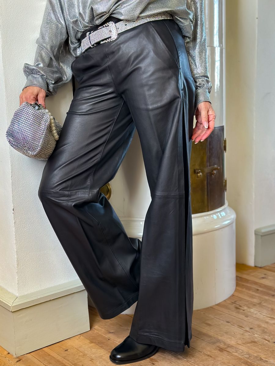 Mia Loose Leather Pant Depeche