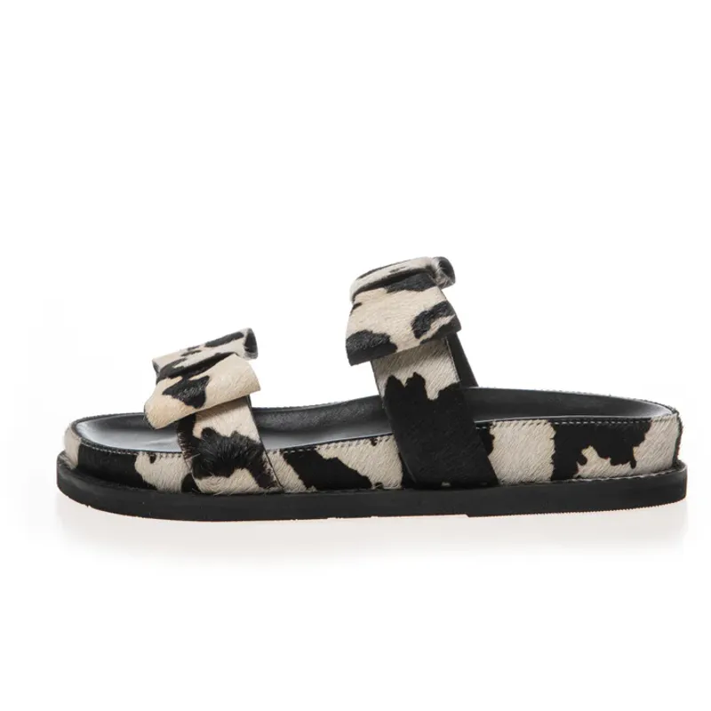 Be My Guest Cow Print Copenhagen Shoes