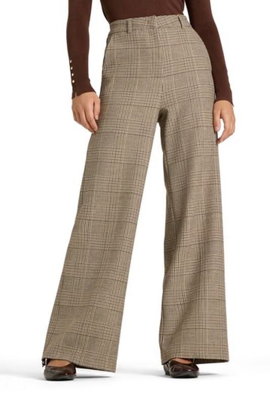 Alexis Wool Pants Glencheck Cambio