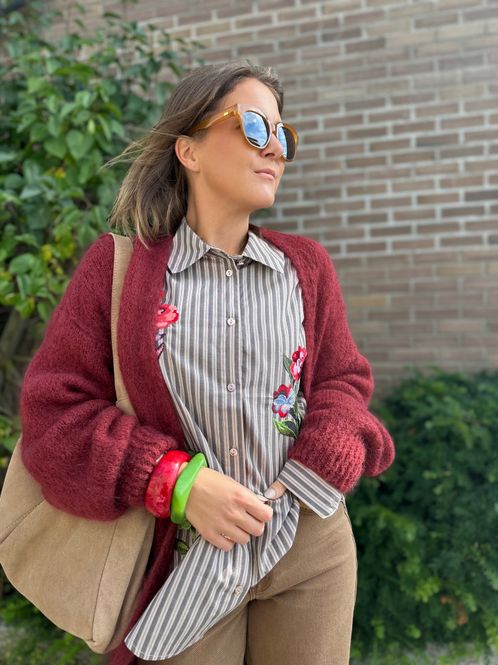 Hovedbilde Long Mohair Knit Cardigan
