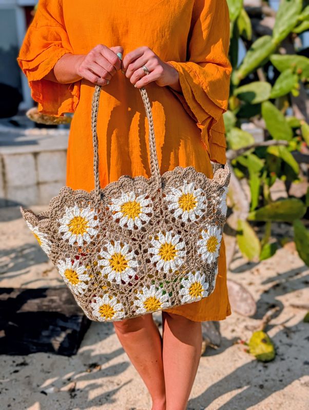 Flower Crochet Bag