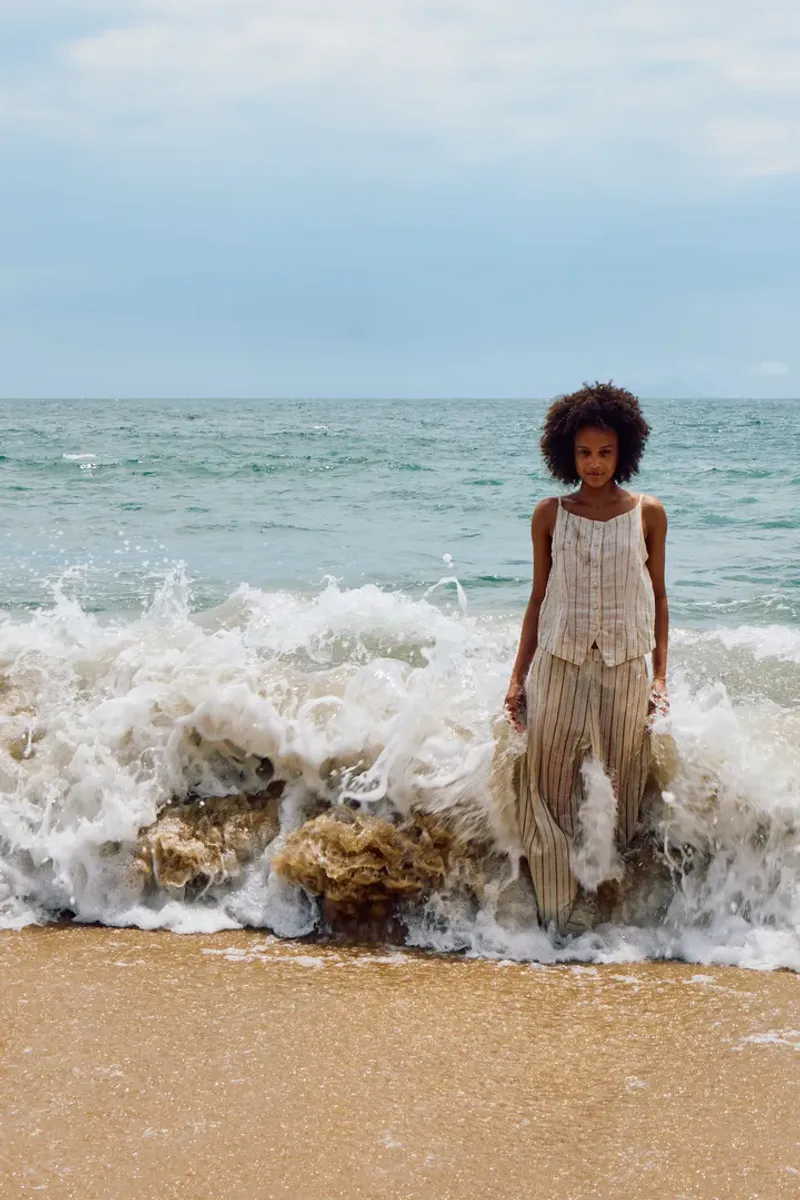 Linno Stripe Pant Ichi