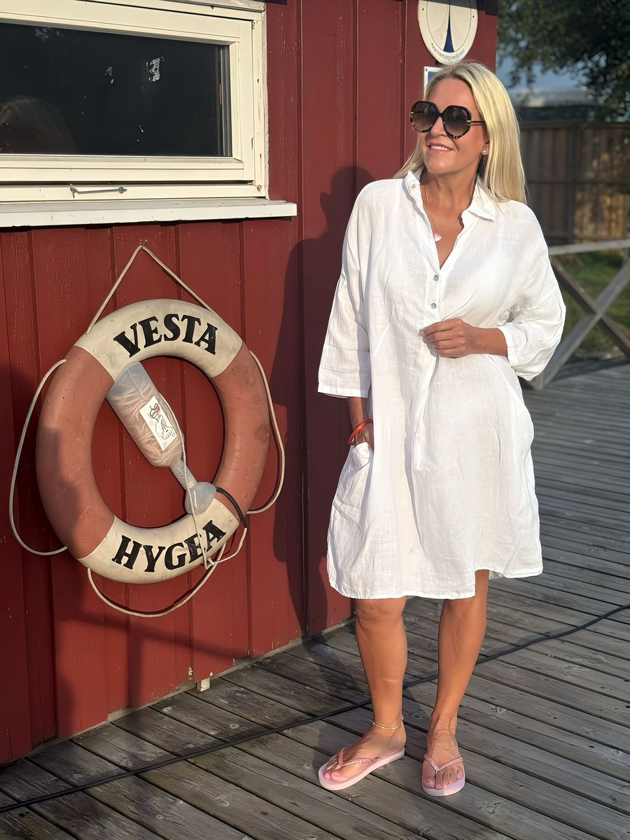 Amelie Linen Dress
