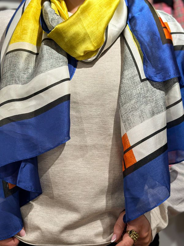 Viscose Silk Scarf XL