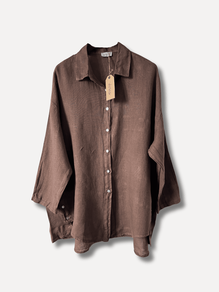 Lovely Attitude Linen Shirt Reunion