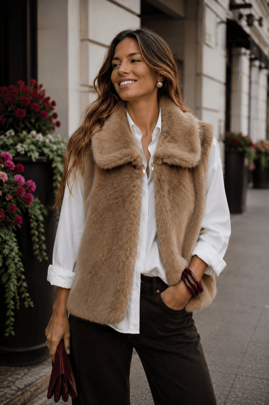 Vest Fake Fur Reunion